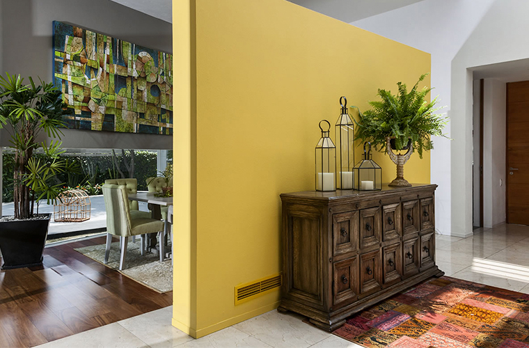 Amarillo en colores del diseño interior _MARIANGELCOGHLAN